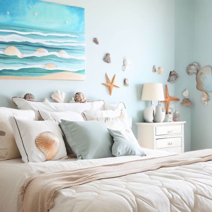 How to decorate bedroom beach theme