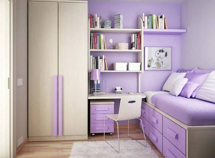 How to decorate a teenage bedroom for free