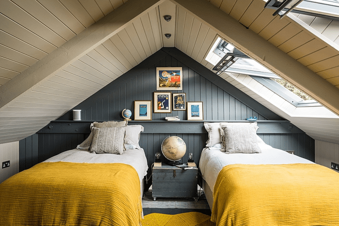 How to decorate a tiny attic bedroom