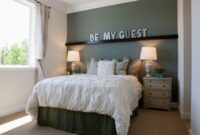 How to decorate small guest bedroom with furniture