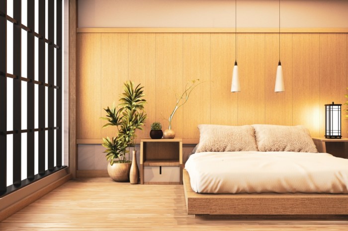 How to decorate a japanese bedroom