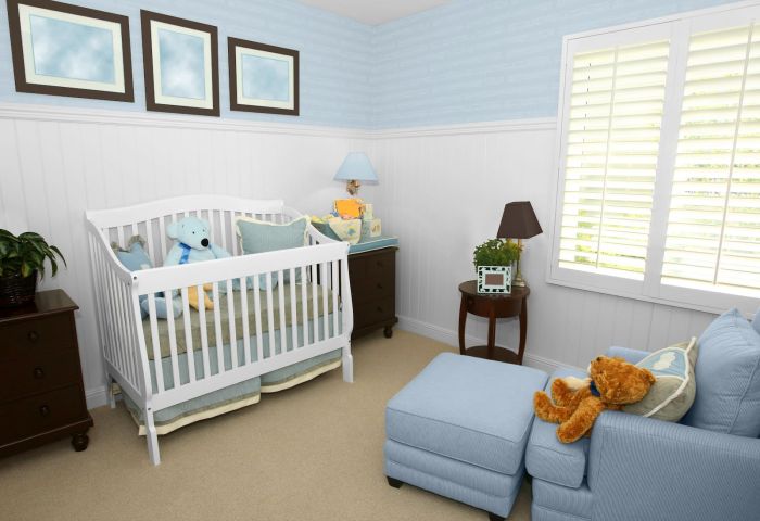 How to decorate baby boy bedroom