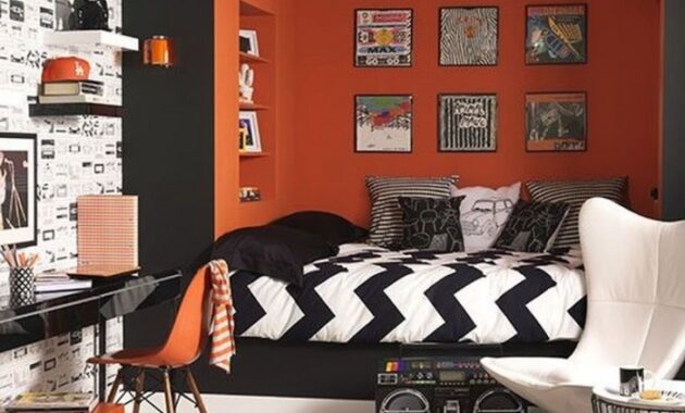 How to decorate a cool teenage boys bedroom