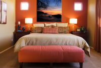 Orange bedroom room color interior analogous ideas walls designs pink decor colors bedrooms inspiring scheme interiors bright combinations wall naranja