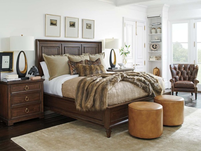 How to decorate a bedroom with platinum furniture