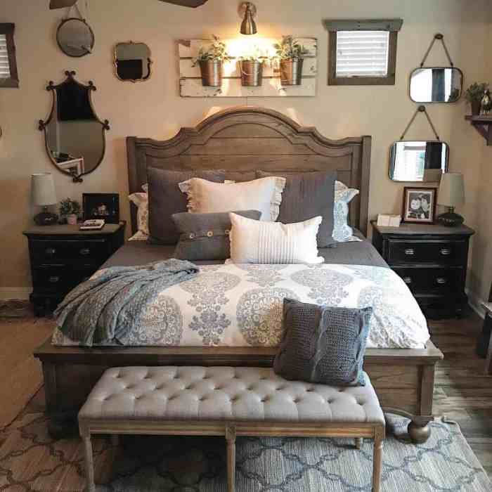 How to decorate country bedrooms