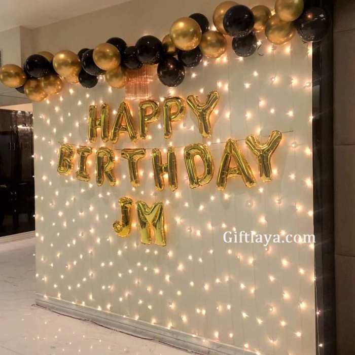 How to make simple birthday decoration