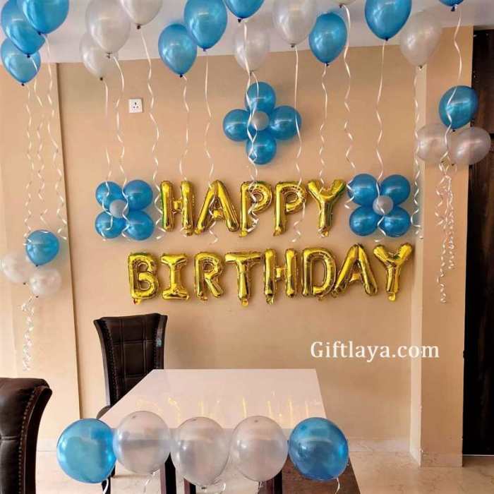 How to make simple birthday decoration