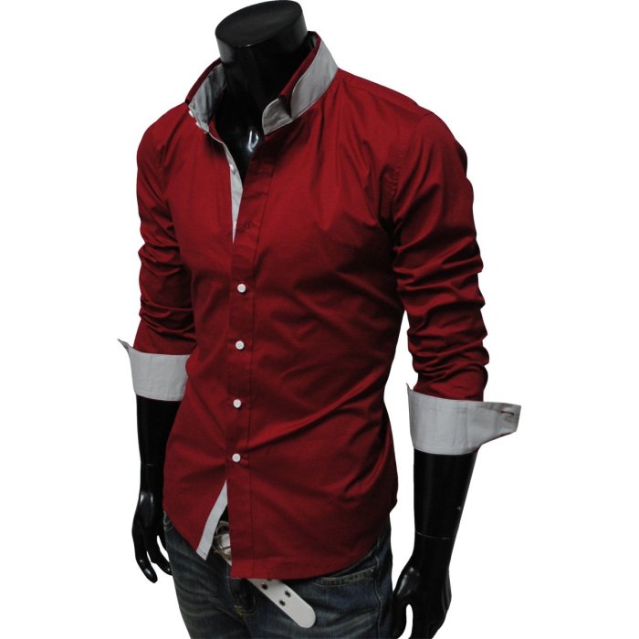 Custom made dress shirts men