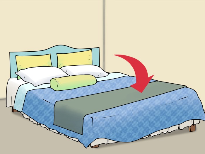 How to make bed decoration