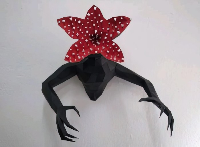 How to make a demogorgon decoration