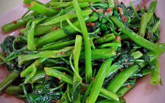 How to cook kangkung belacan chinese style