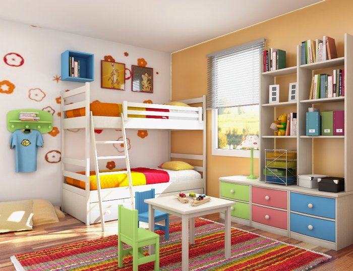 How to decorate small kids room