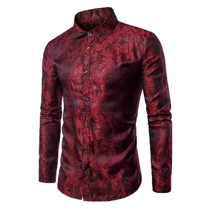 Mens printed dress shirts