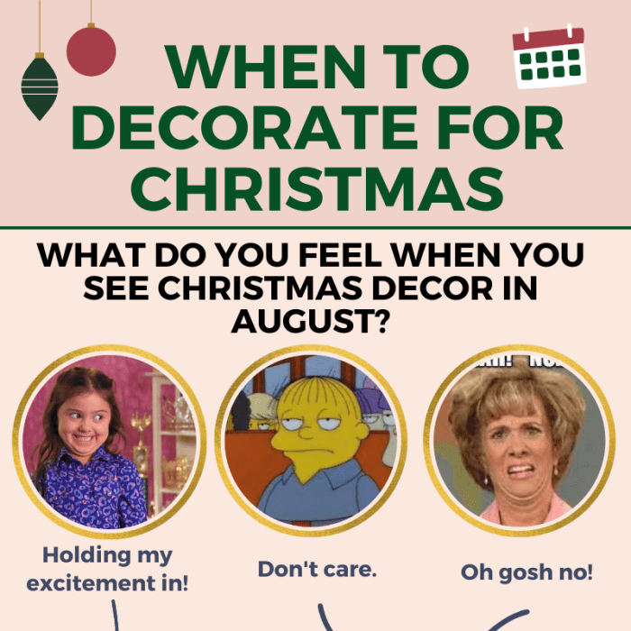 When to start decorating for christmas