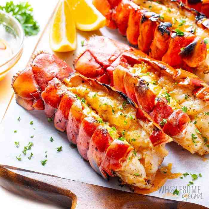 Lobster aragosta garlic grill butter lionese cooked parsley woodman lobsters saveur western catch split langosta oah yamal served scegli plancha